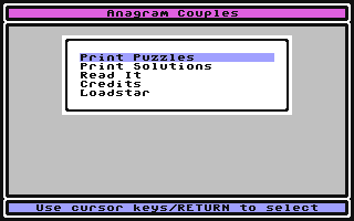 Screenshot for Anagram Couples