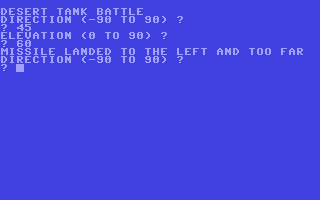 Screenshot for Desert Tank Battle
