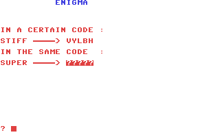 Screenshot for Enigma