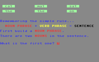 Screenshot for Ladders to Learning - Sentence Building