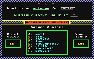 Screenshot for Vocabulary Venture